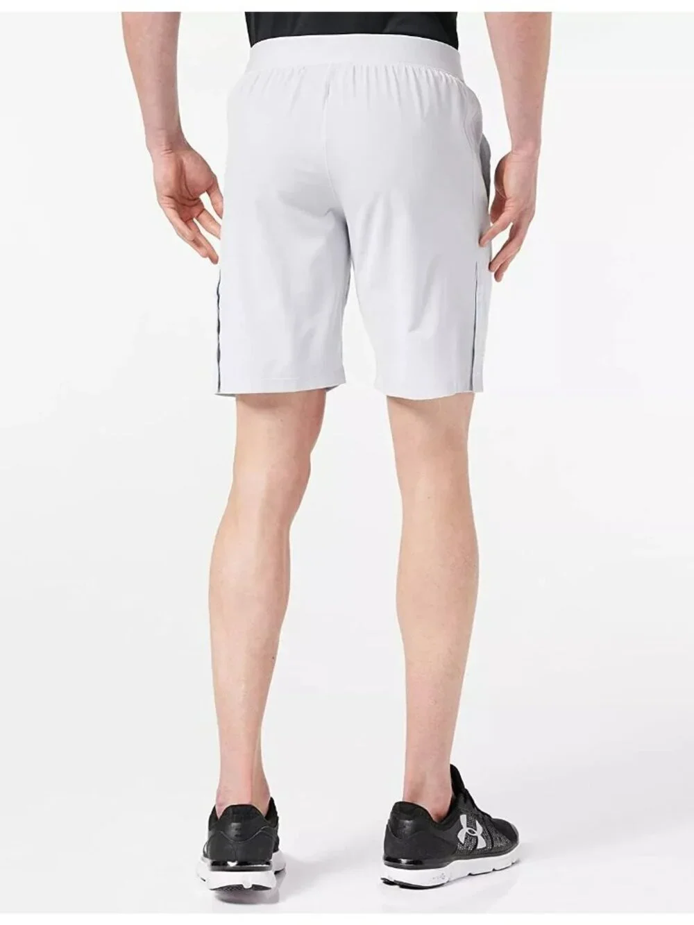 Under Armour Men's UA Vanish Snap Sports Shorts Solid Grey Size M